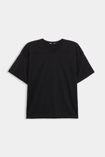 Jacquard Mesh T-Shirt - Cougar Clothing