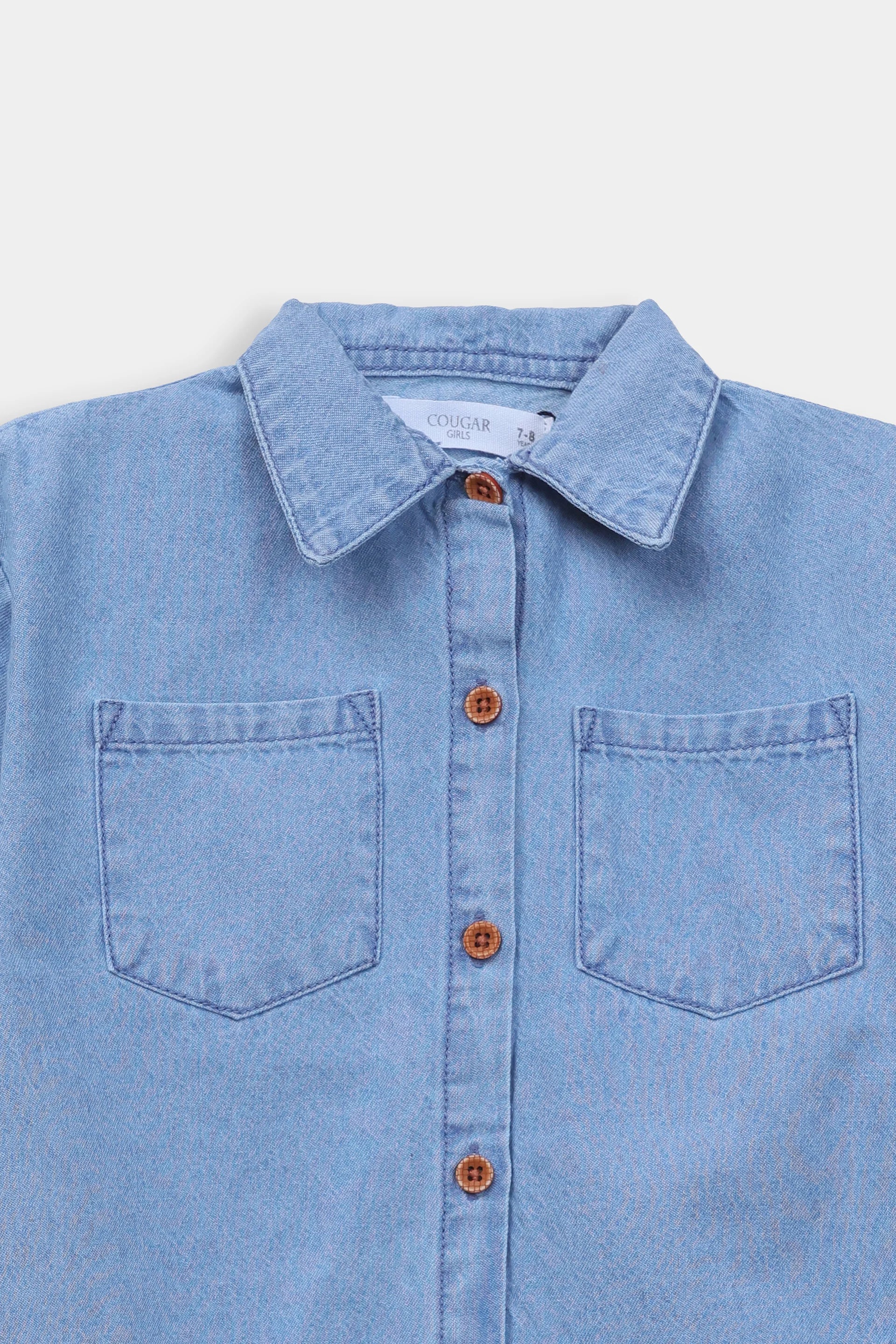 Embroidered Denim Shirt - Cougar Clothing