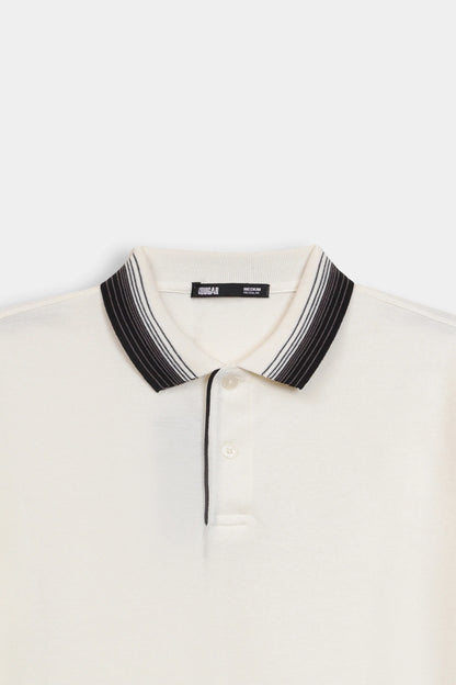 Tipped Pique Polo - Cougar Clothing