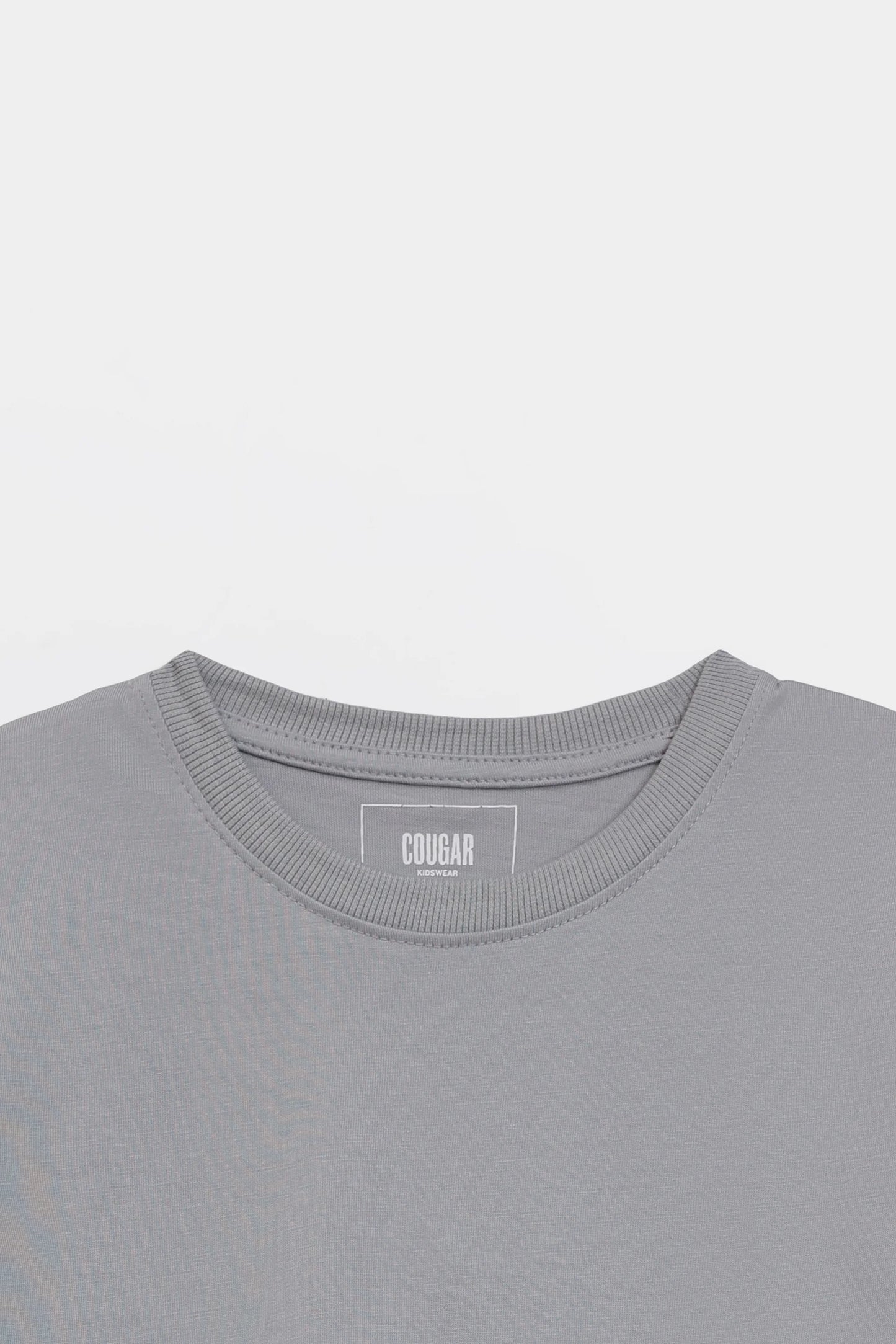 Ribbed Crew Neck T-Shirt - Cougar Clothing