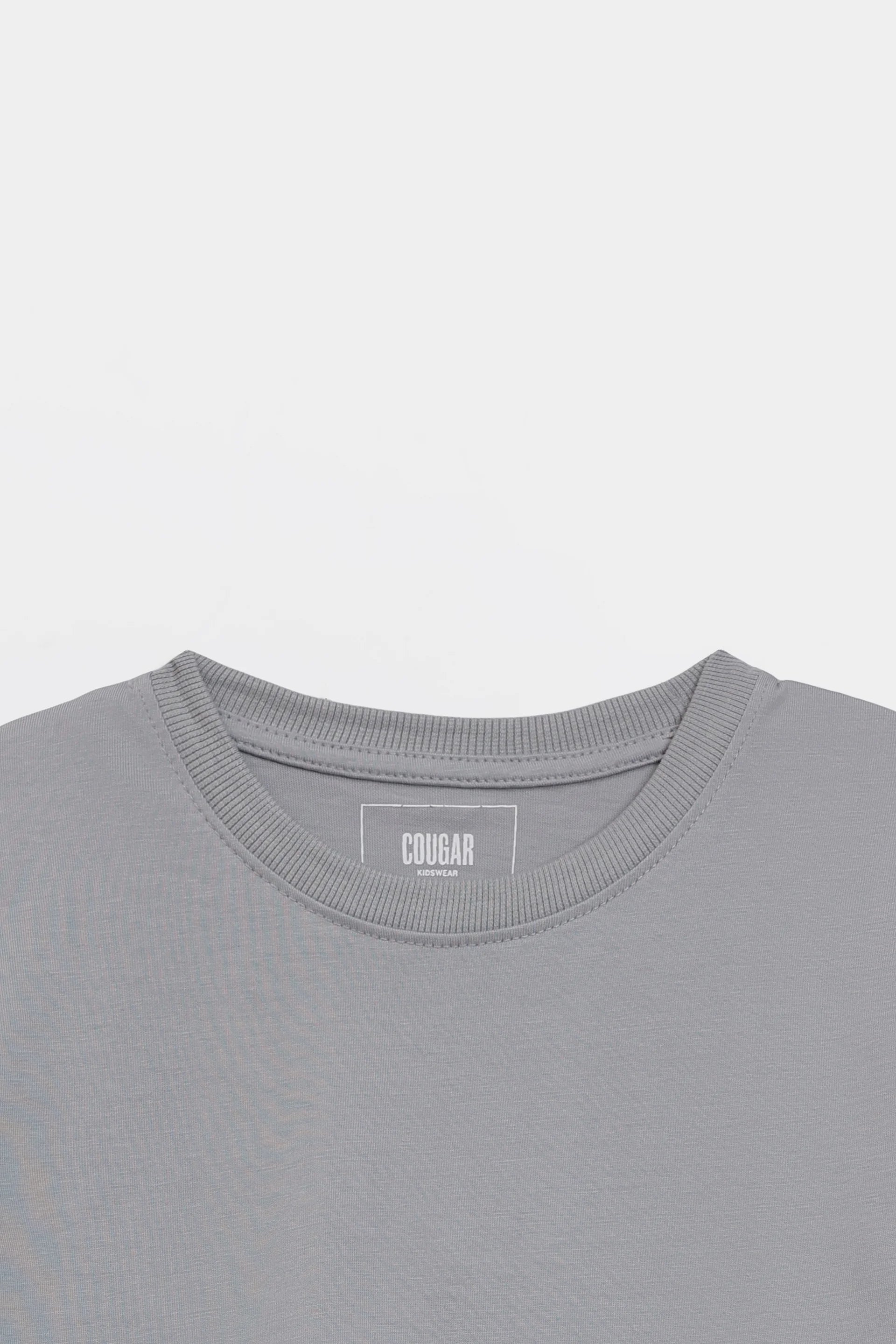 Ribbed Crew Neck T-Shirt - Cougar Clothing