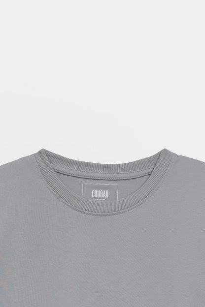 Ribbed Crew Neck T-Shirt - Cougar Clothing