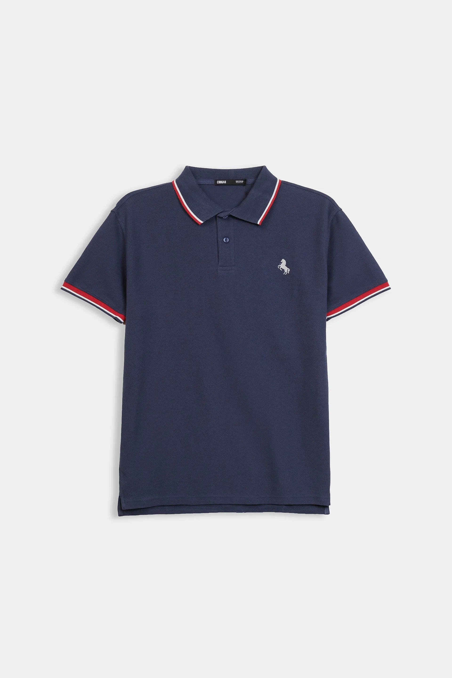 Textured Tipping Polo - Cougar Clothing