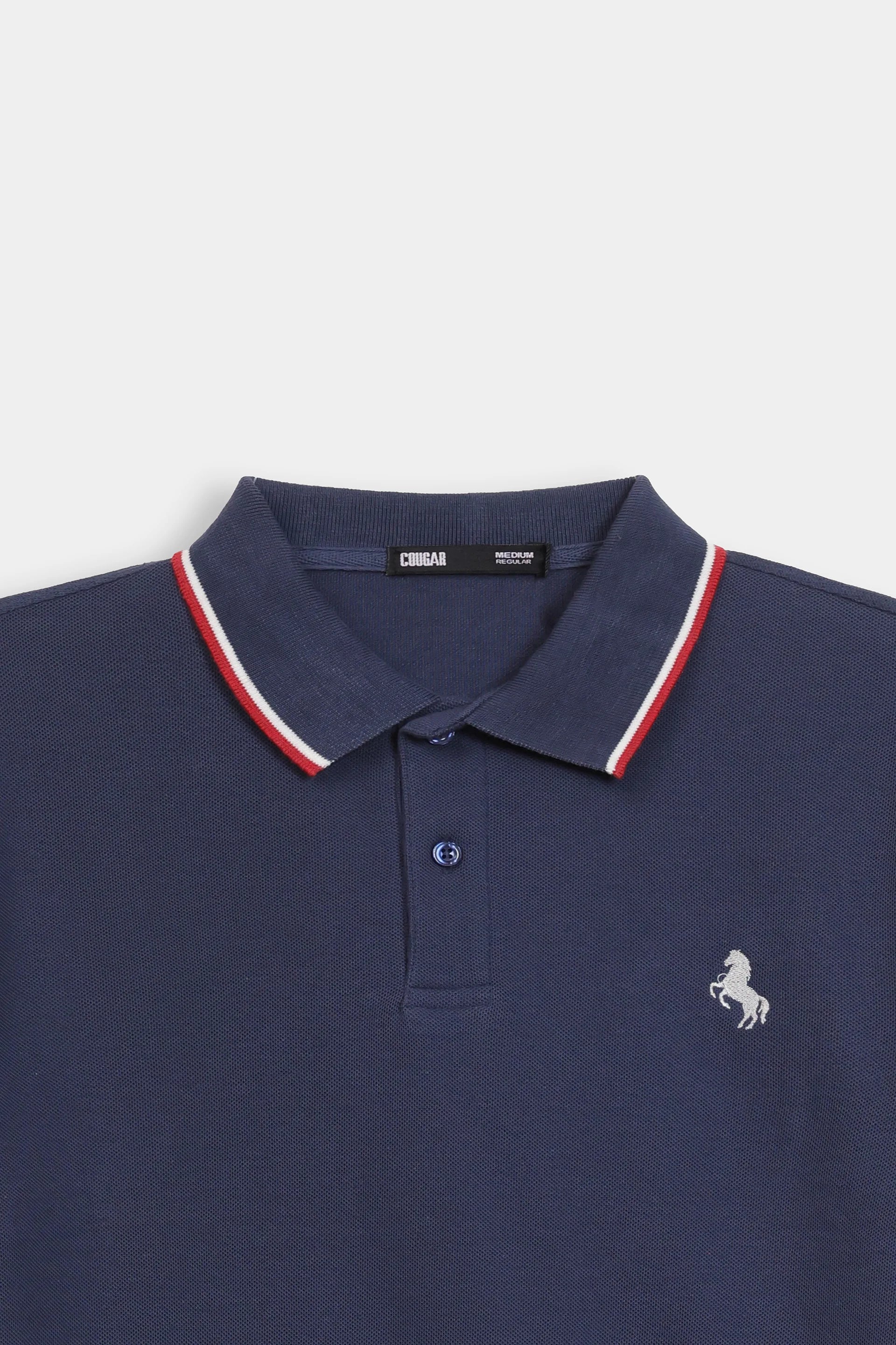 Textured Tipping Polo - Cougar Clothing