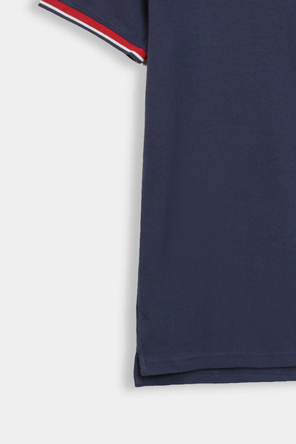 Textured Tipping Polo - Cougar Clothing