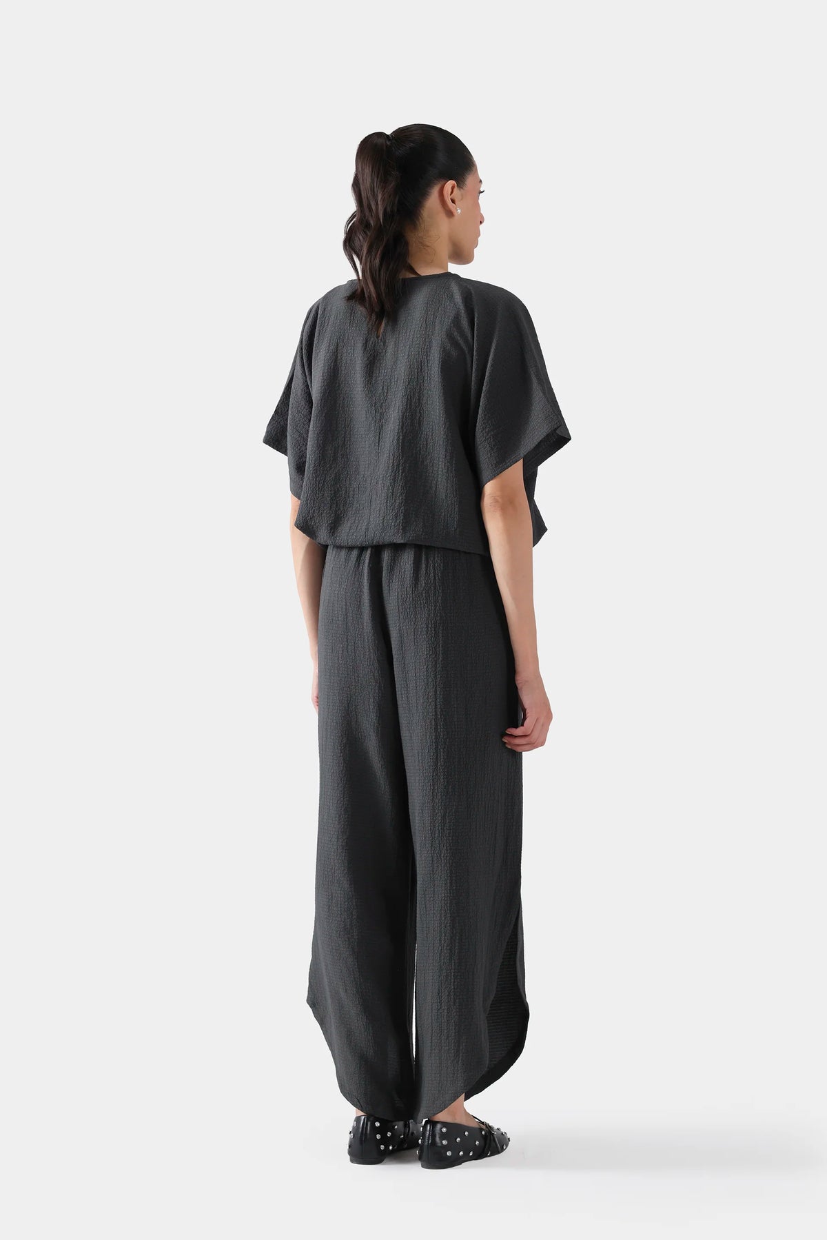 Curved Hem Trousers - Cougar Clothing