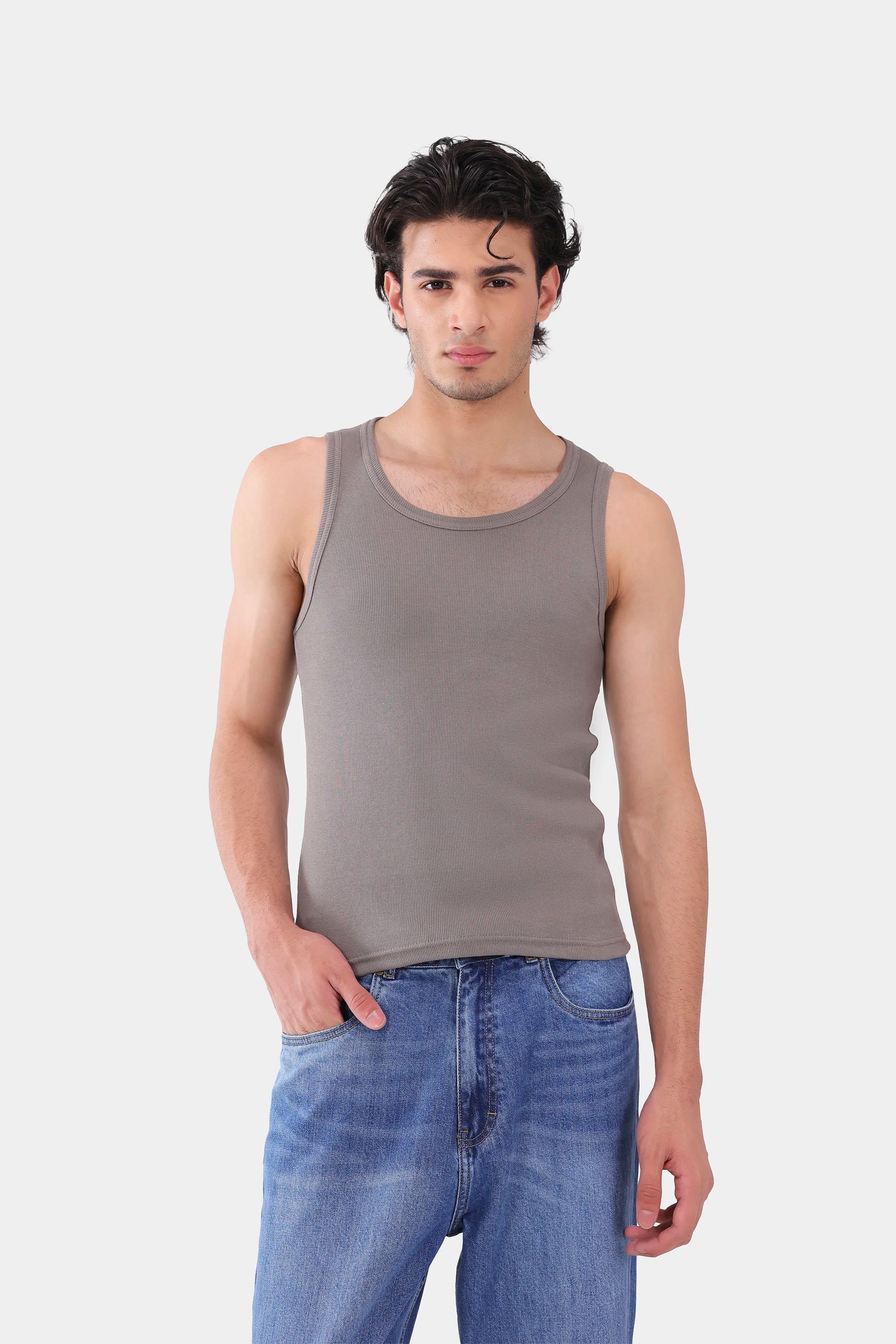 Ribbed Tank Top - Cougar Clothing