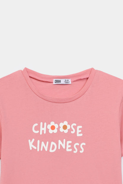 Text Printed T-Shirt - Cougar Clothing