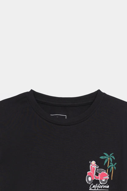 Back Printed Jersey T-Shirt - Cougar Clothing