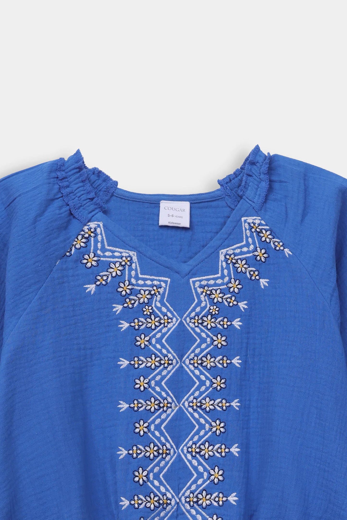 Embroidered Muslin Top - Cougar Clothing