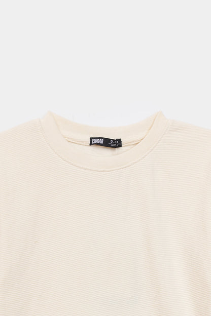 Ottoman-Knit T-Shirt - Cougar Clothing
