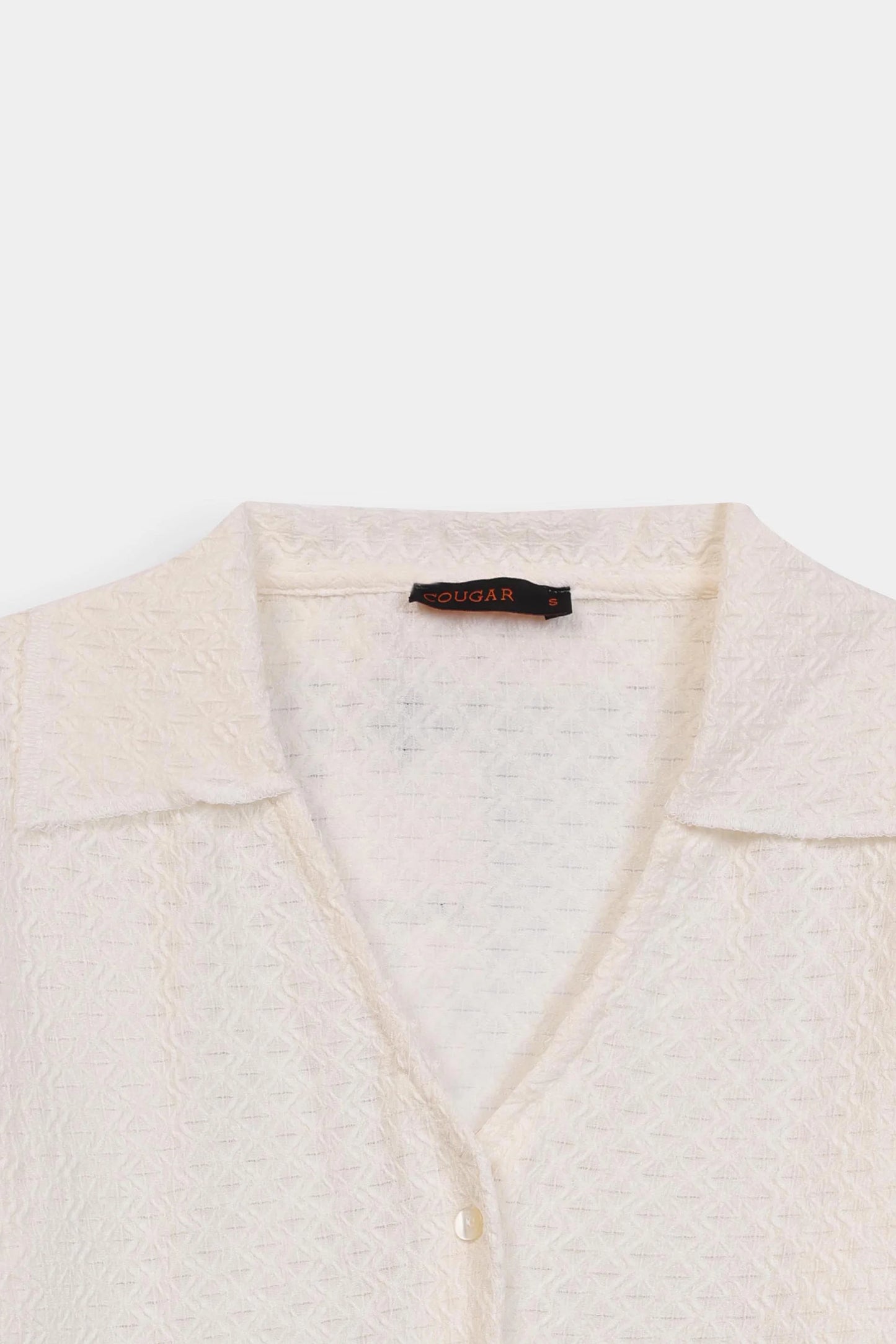 Textured Short-Sleeved Shirt - Cougar Clothing