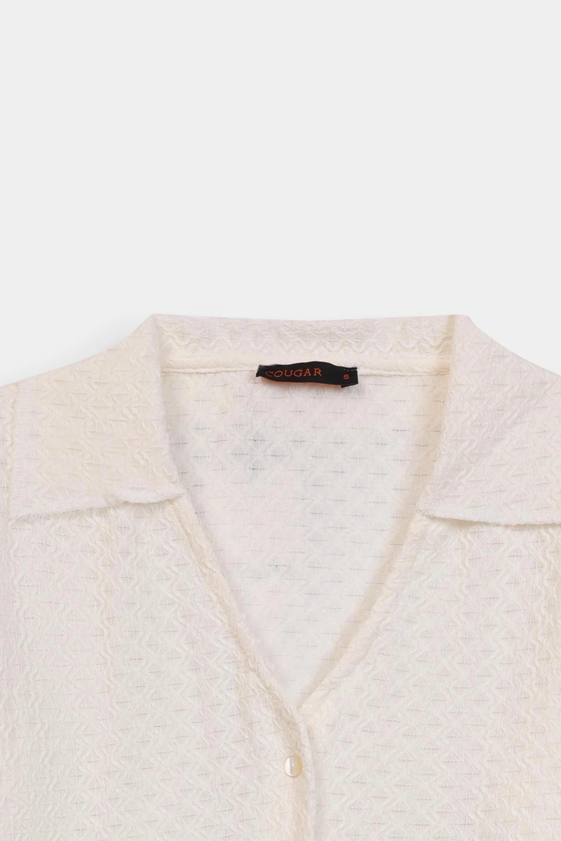 Textured Short-Sleeved Shirt - Cougar Clothing
