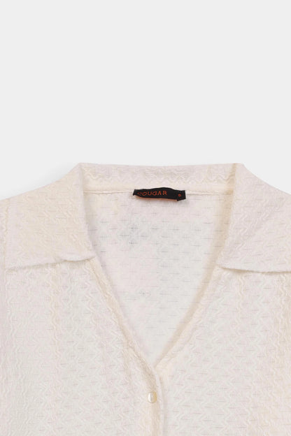 Textured Short-Sleeved Shirt - Cougar Clothing