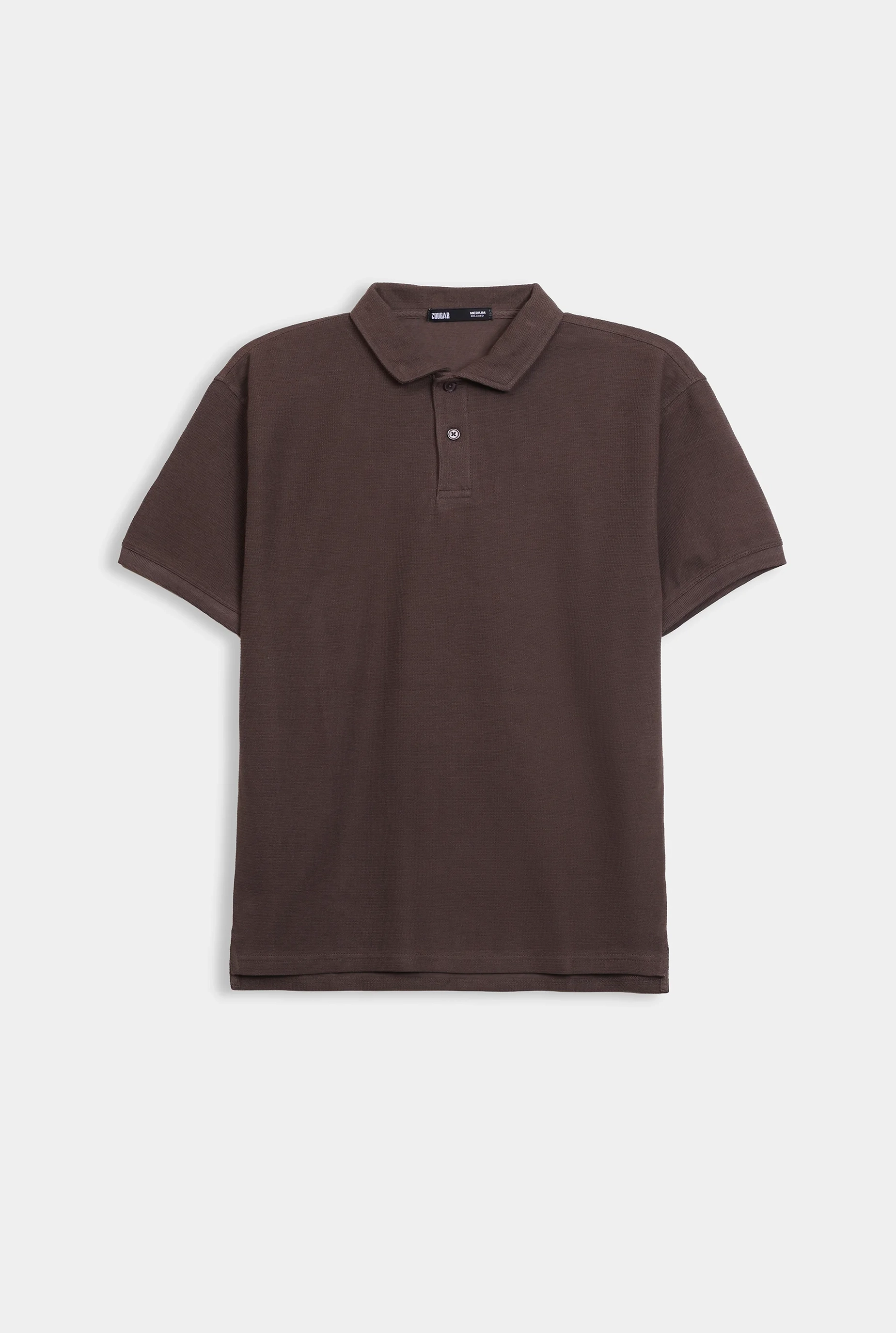 Textured Knit Polo - Cougar Clothing