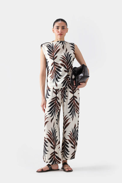 Printed Balloon Pants - Cougar Clothing