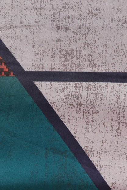Color Block Silk Scarf - Cougar Clothing