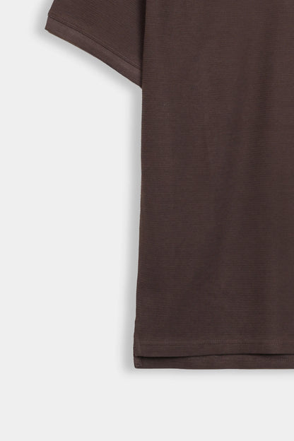 Textured Knit Polo - Cougar Clothing
