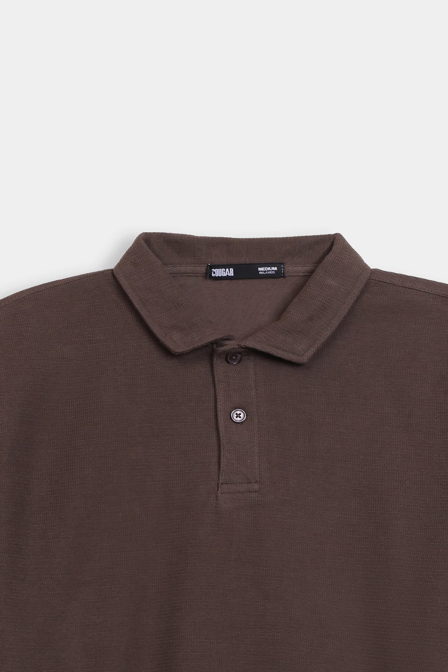 Textured Knit Polo - Cougar Clothing
