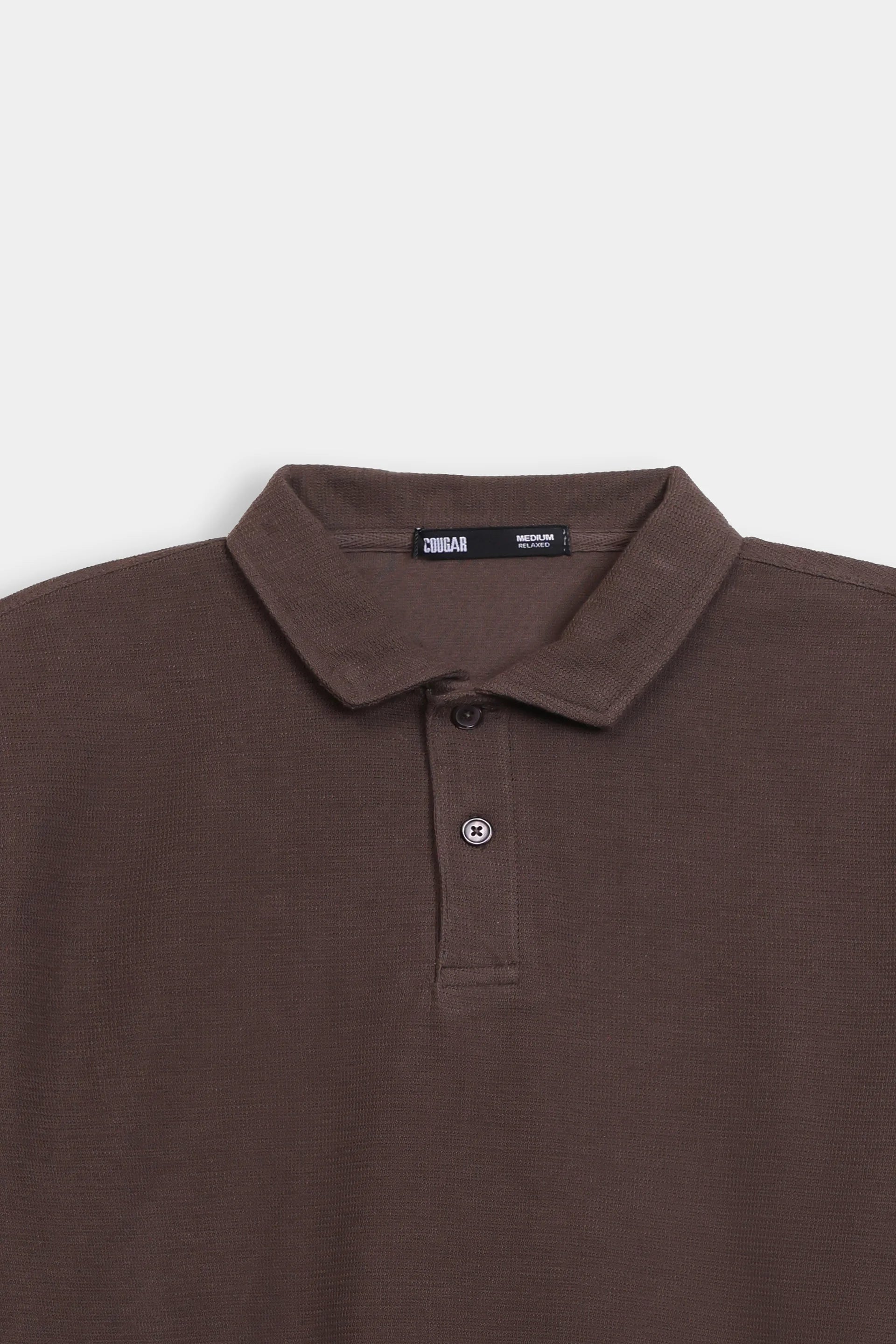 Textured Knit Polo - Cougar Clothing