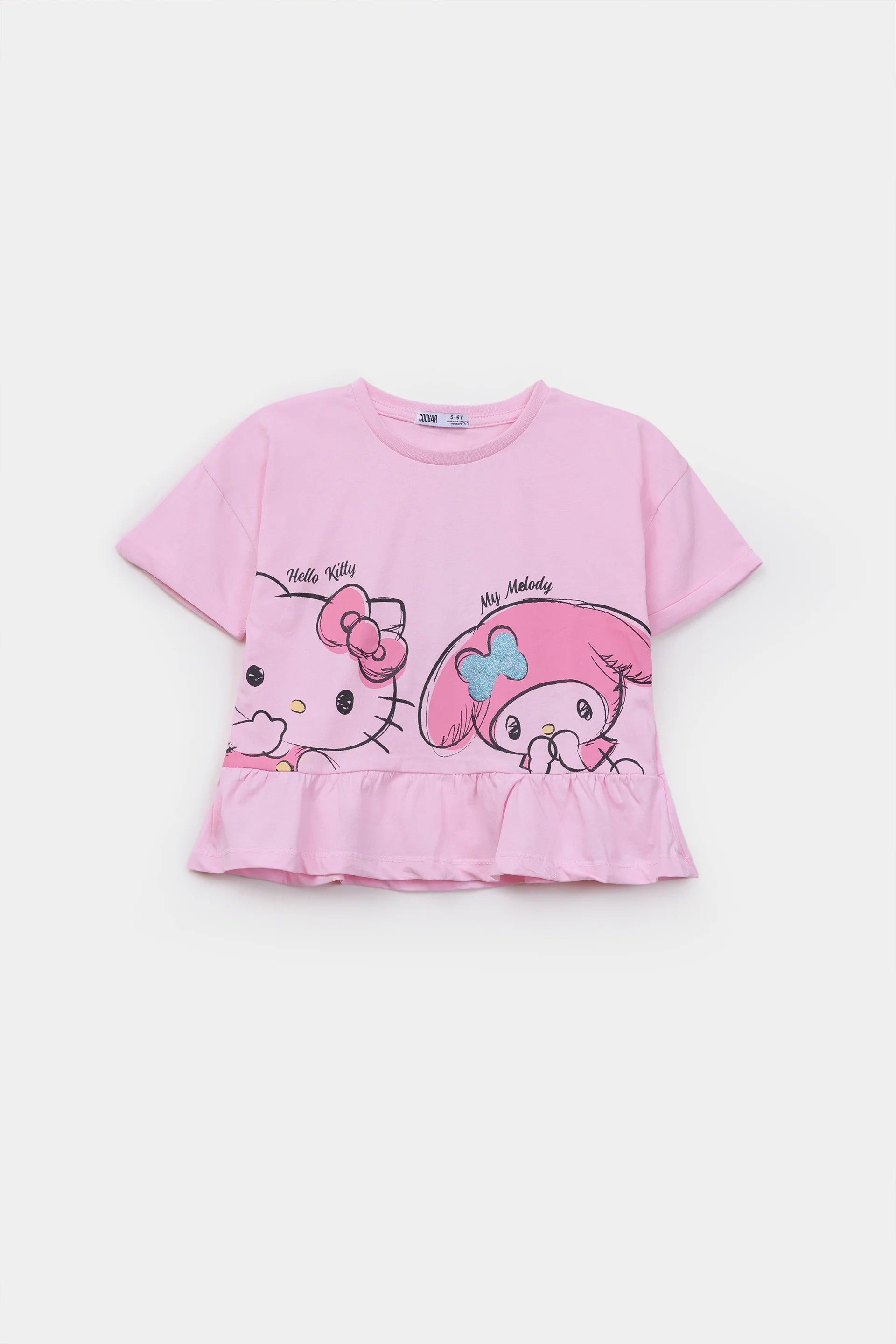 Hello Kitty Jersey T-Shirt - Cougar Clothing