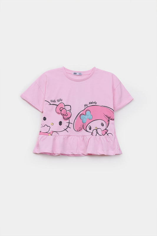 Hello Kitty Jersey T-Shirt - Cougar Clothing