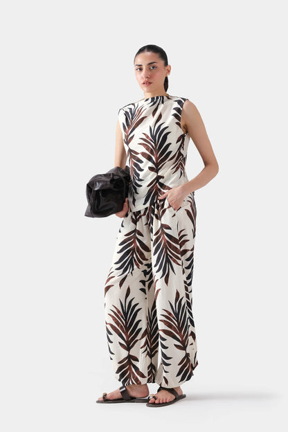 Printed Balloon Pants - Cougar Clothing
