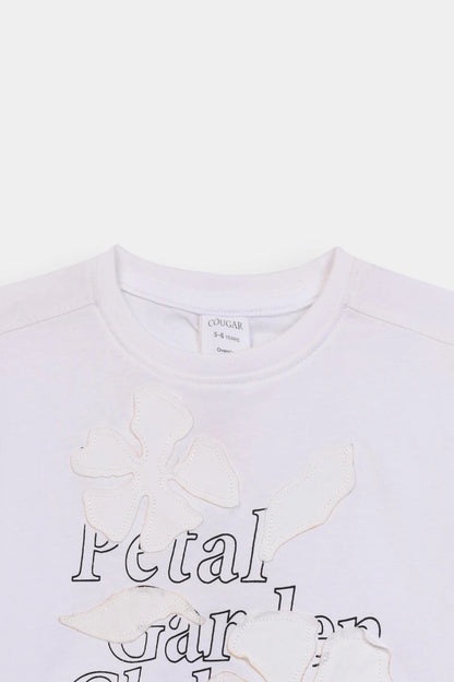 Applique-Detailed T-Shirt - Cougar Clothing