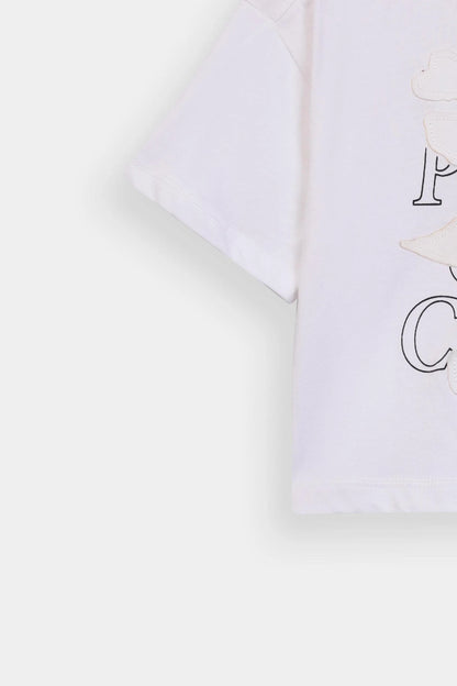 Applique-Detailed T-Shirt - Cougar Clothing