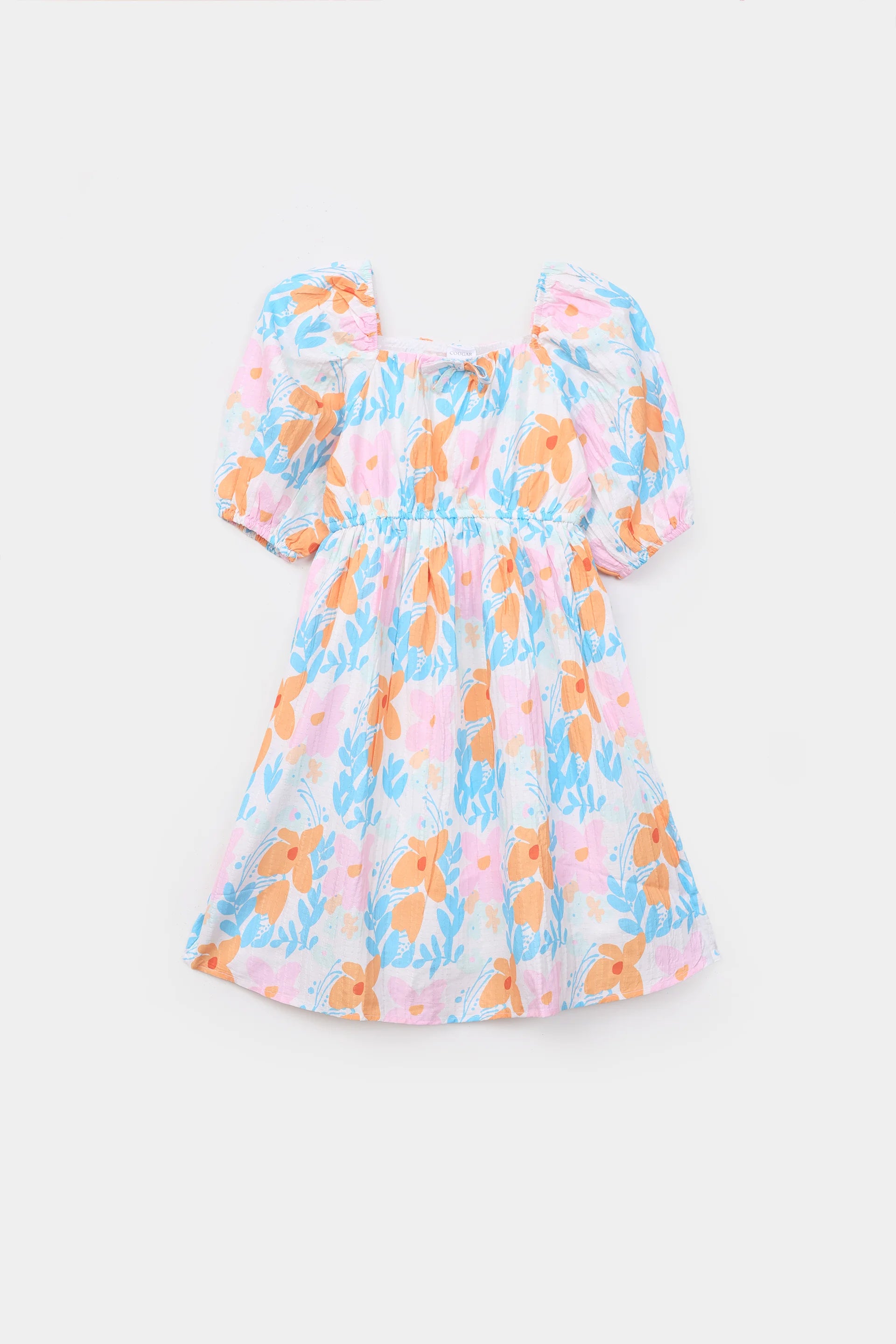 Printed Cotton Dress - Cougar Clothing