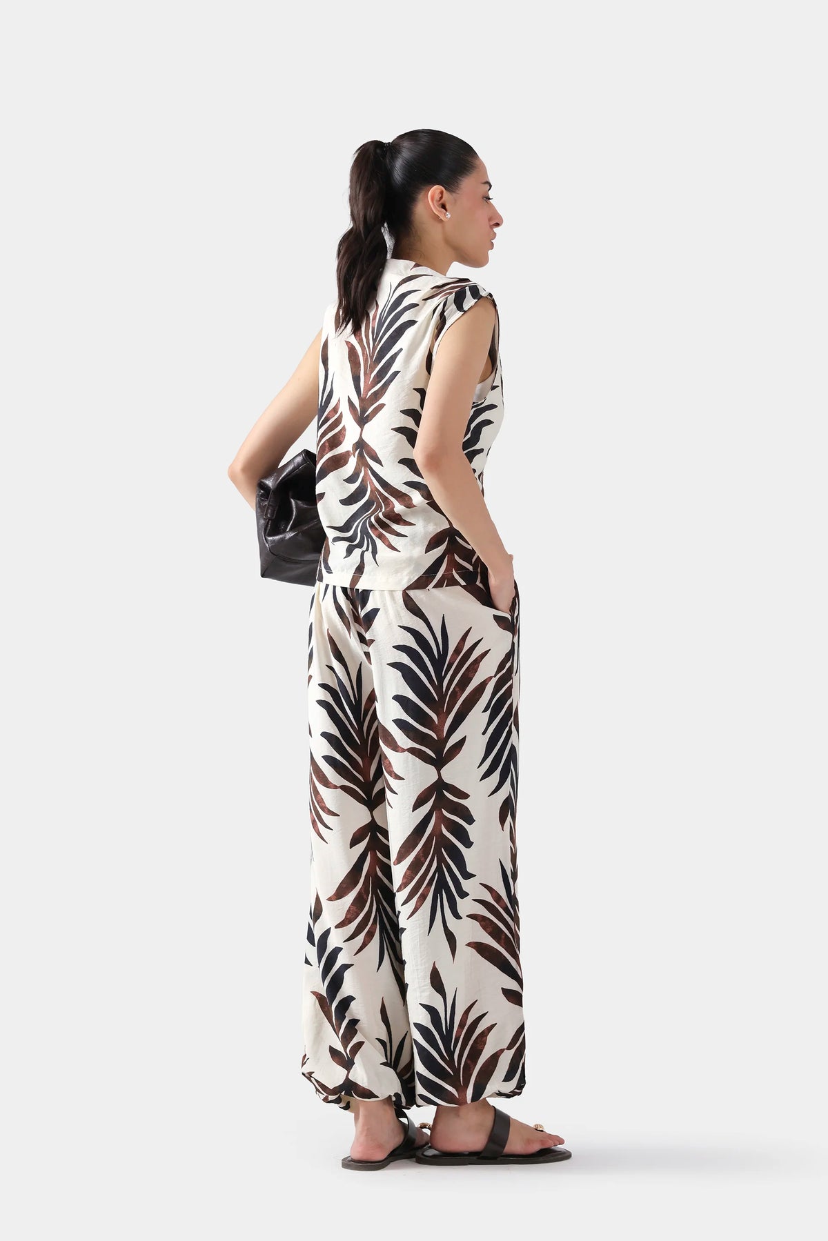 Printed Balloon Pants - Cougar Clothing