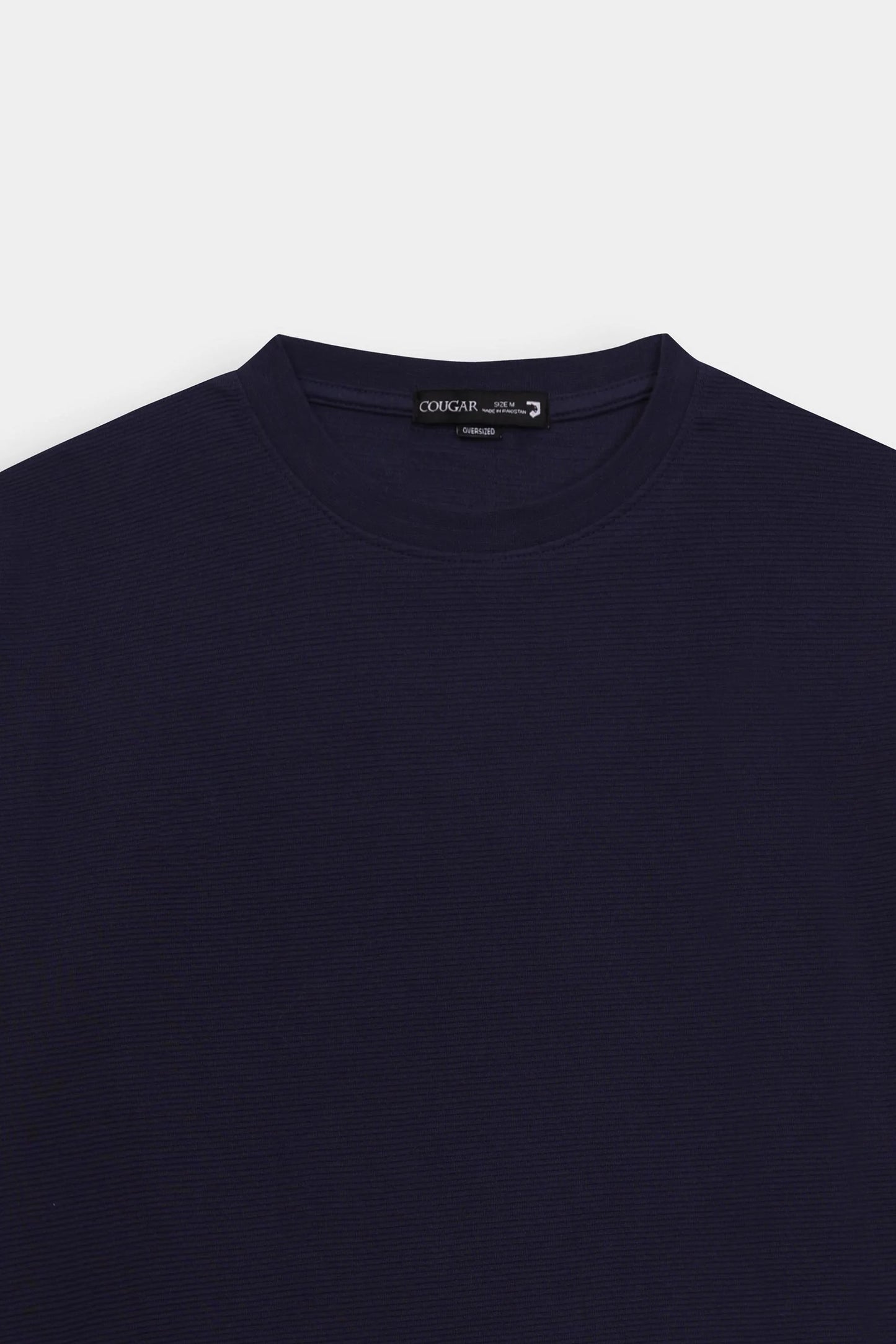 Ottoman-Knit Oversized T-Shirt - Cougar Clothing
