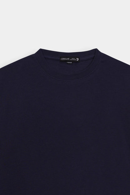 Ottoman-Knit Oversized T-Shirt - Cougar Clothing