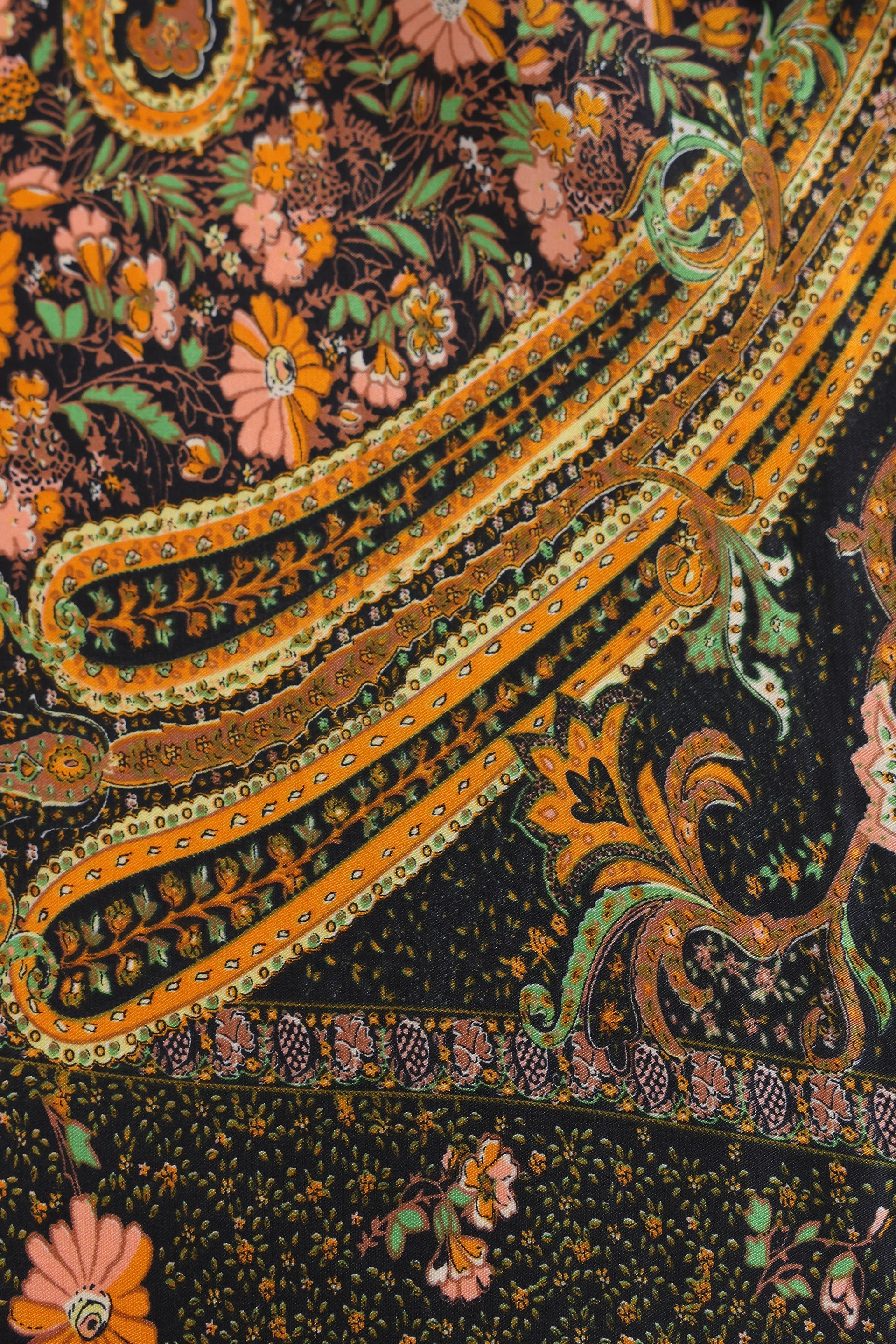 Printed Silk Scarf - Cougar Clothing