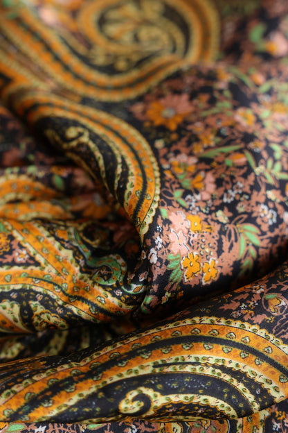 Printed Silk Scarf - Cougar Clothing