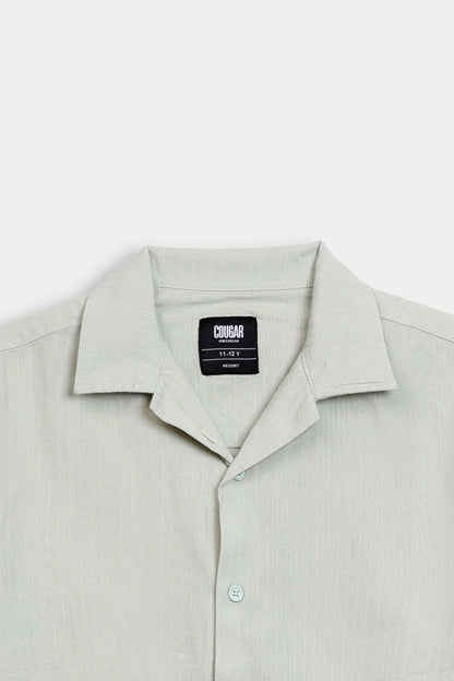 Self-Jacquard Shirt - Cougar Clothing