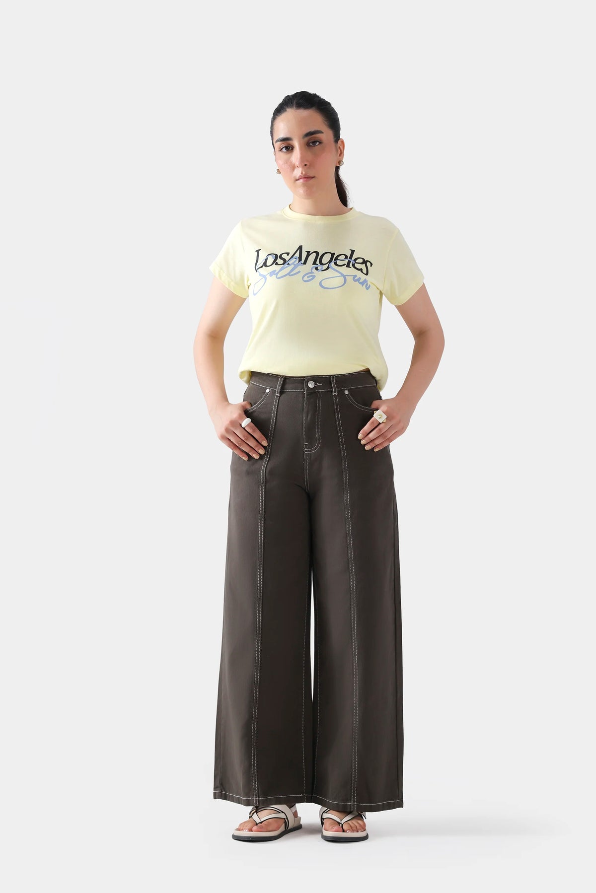 Wide Leg Jeans - Cougar Clothing