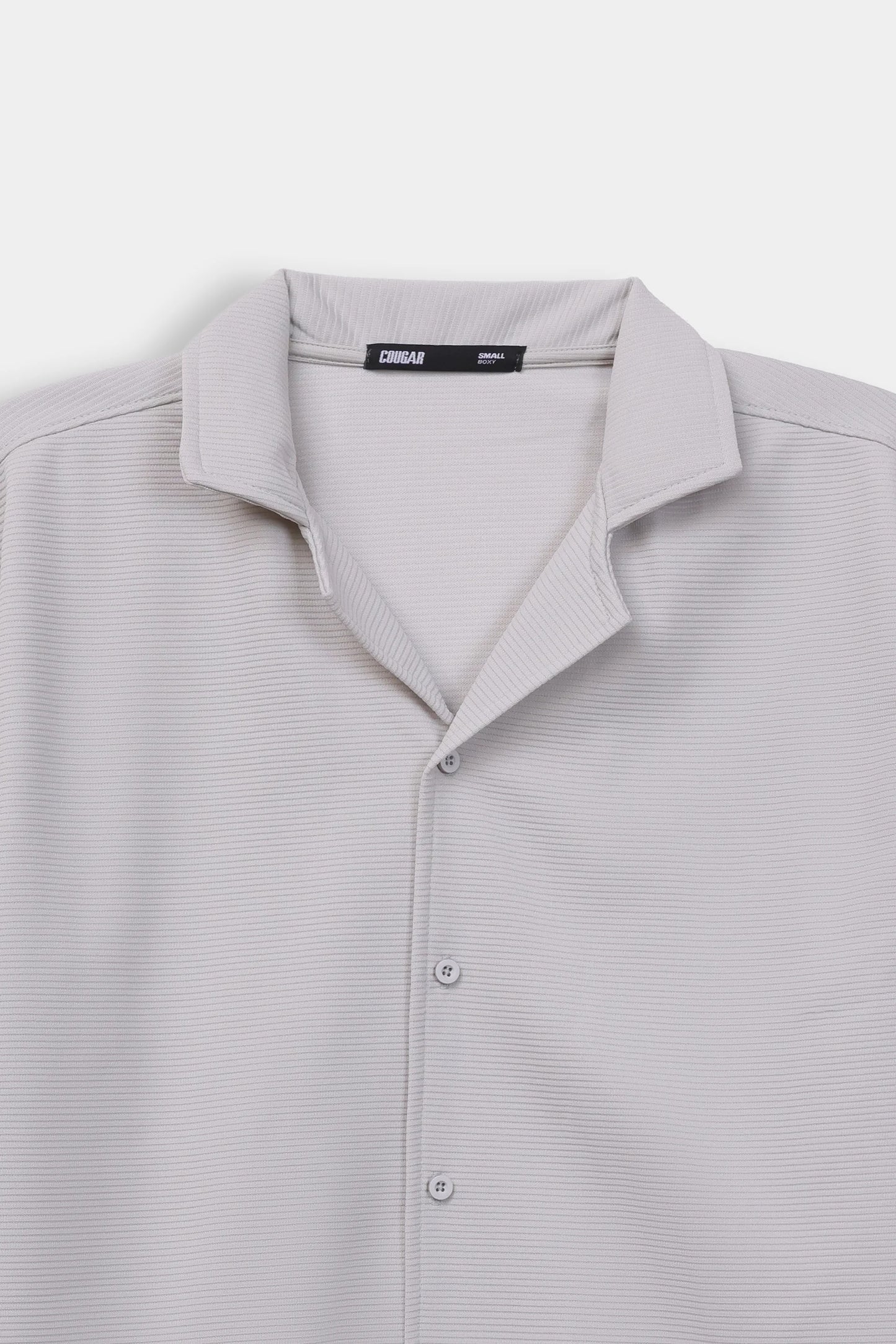 Boxy Ottoman Knit Shirt - Cougar Clothing