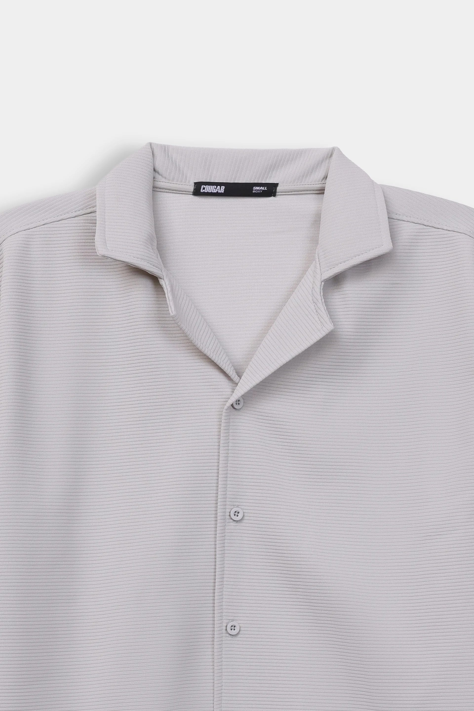 Boxy Ottoman Knit Shirt - Cougar Clothing