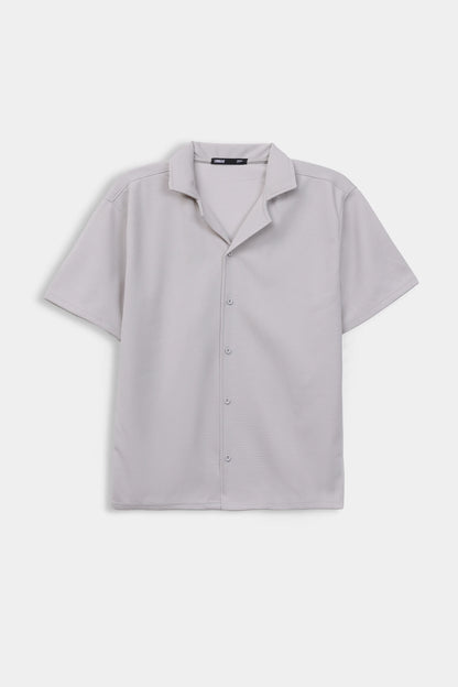 Boxy Ottoman Knit Shirt - Cougar Clothing