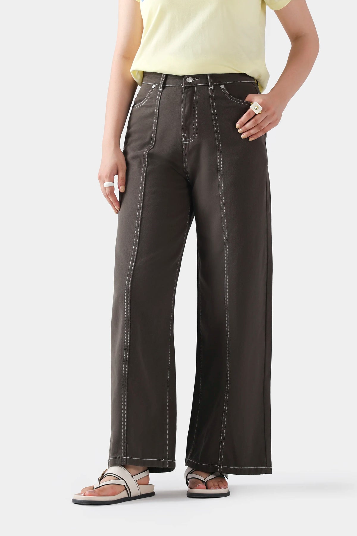 Wide Leg Jeans - Cougar Clothing