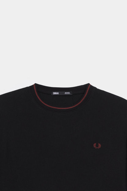 Waffle Knit T-Shirt - Cougar Clothing