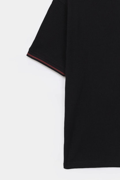 Waffle Knit T-Shirt - Cougar Clothing