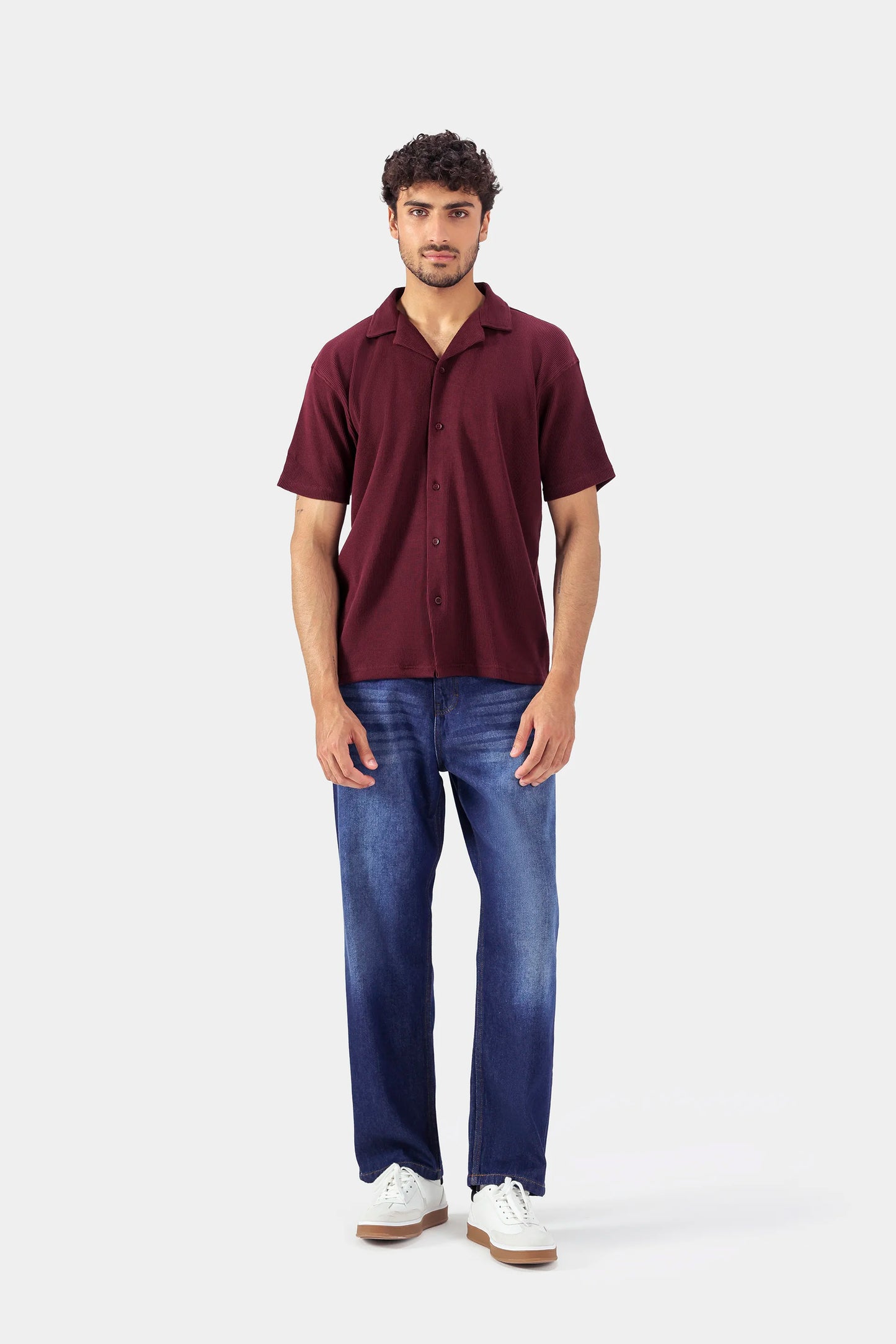 Relaxed Waffle Shirt - Cougar Clothing