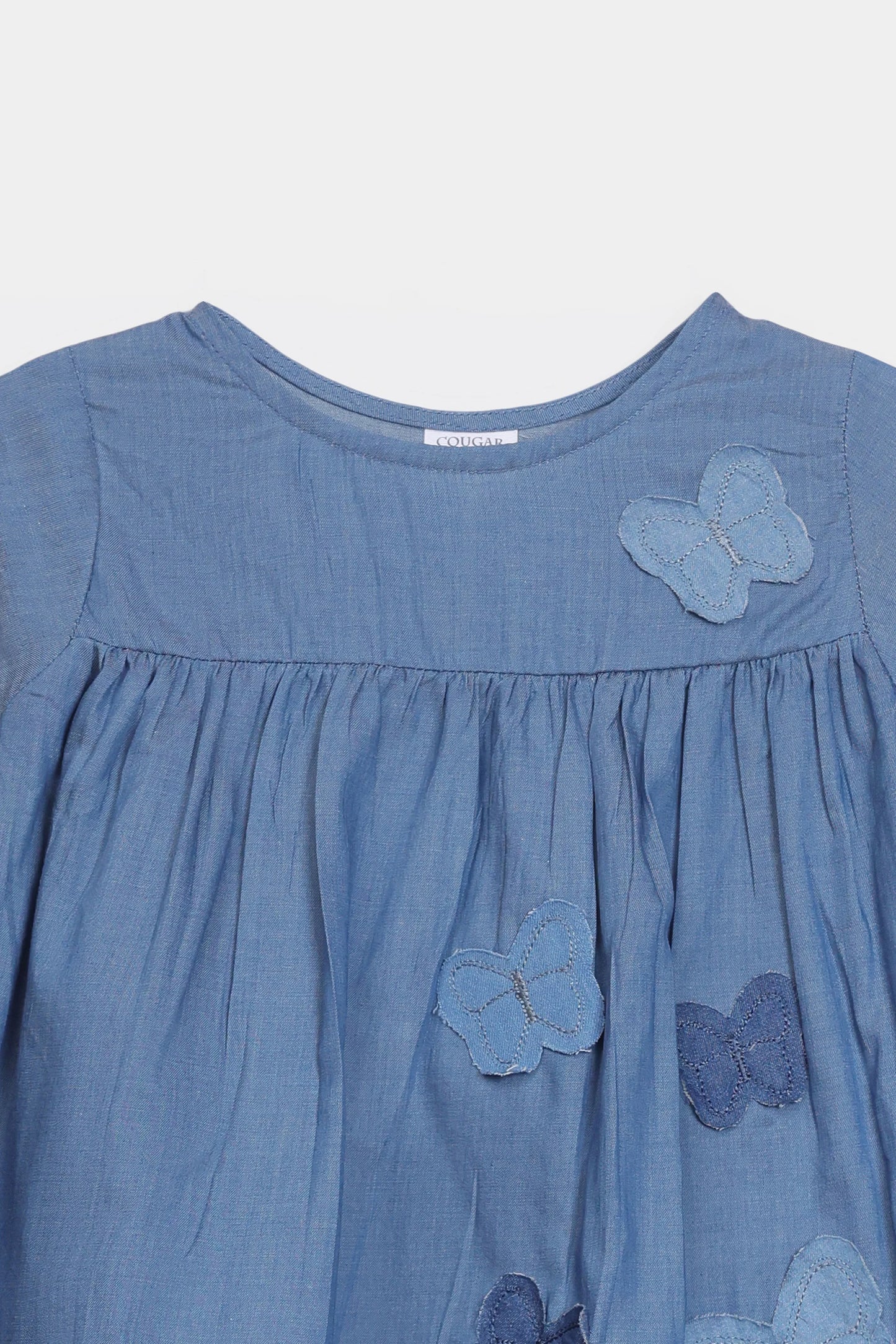 Embroidered Chambray Dress - Cougar Clothing