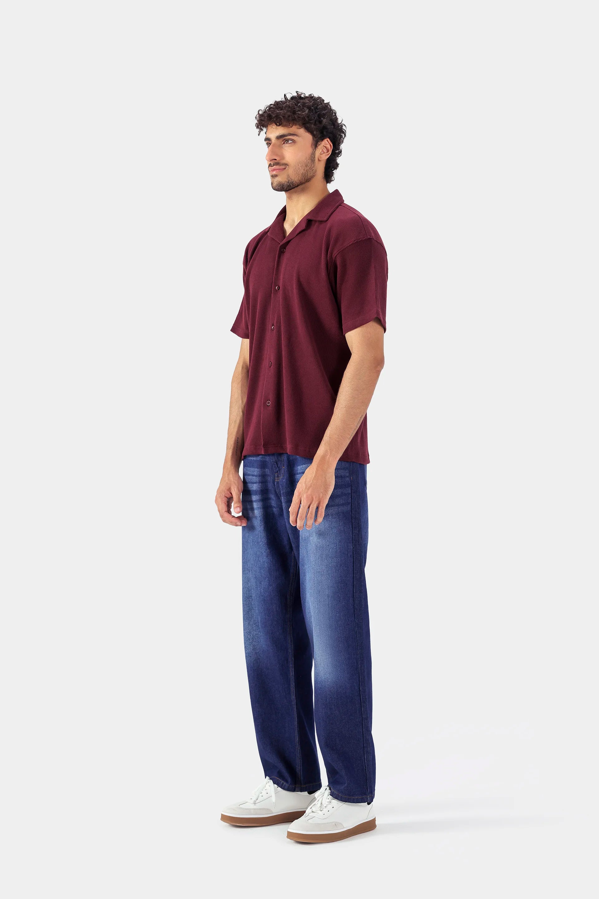 Relaxed Waffle Shirt - Cougar Clothing