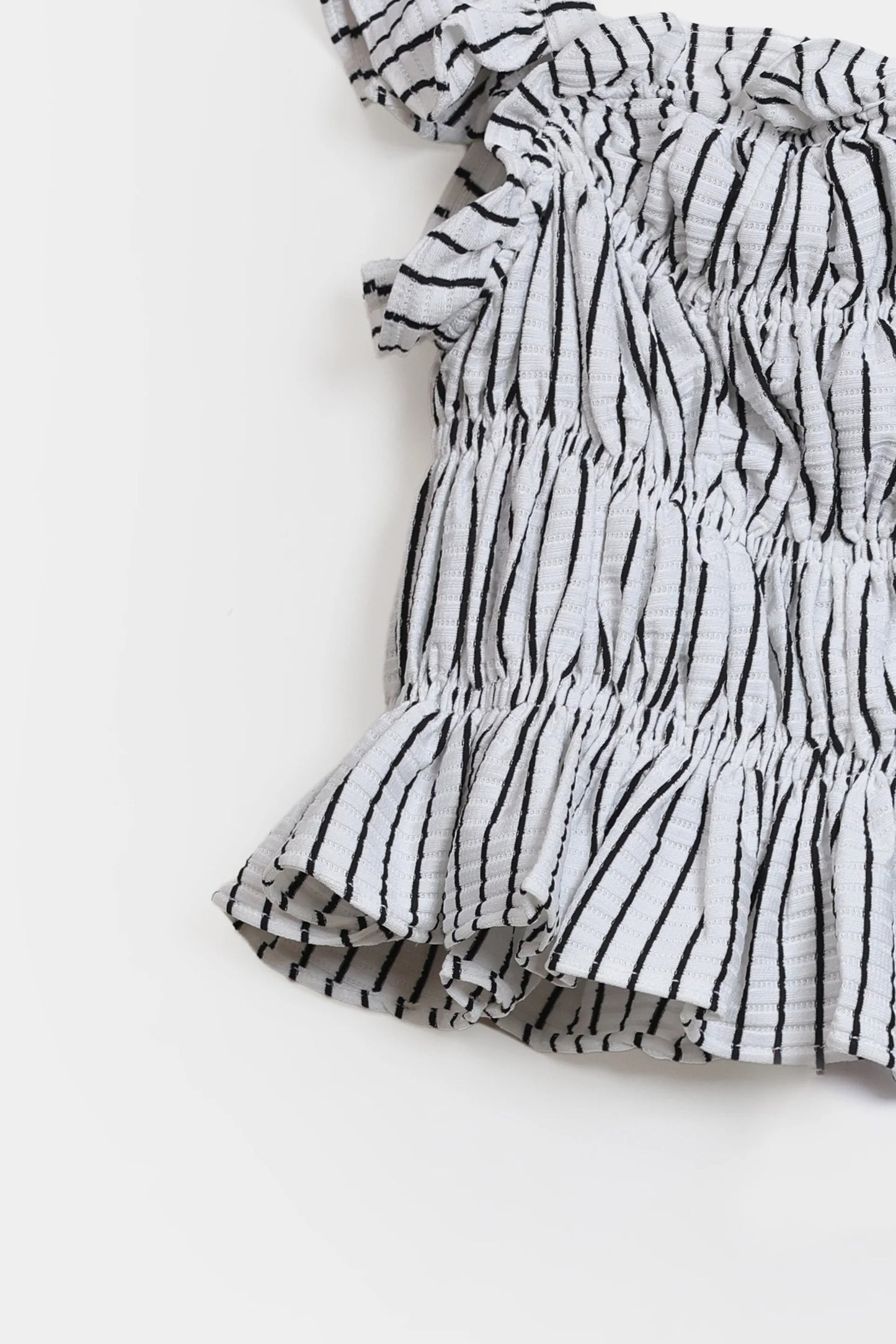 Printed Smocked Top - Cougar Clothing