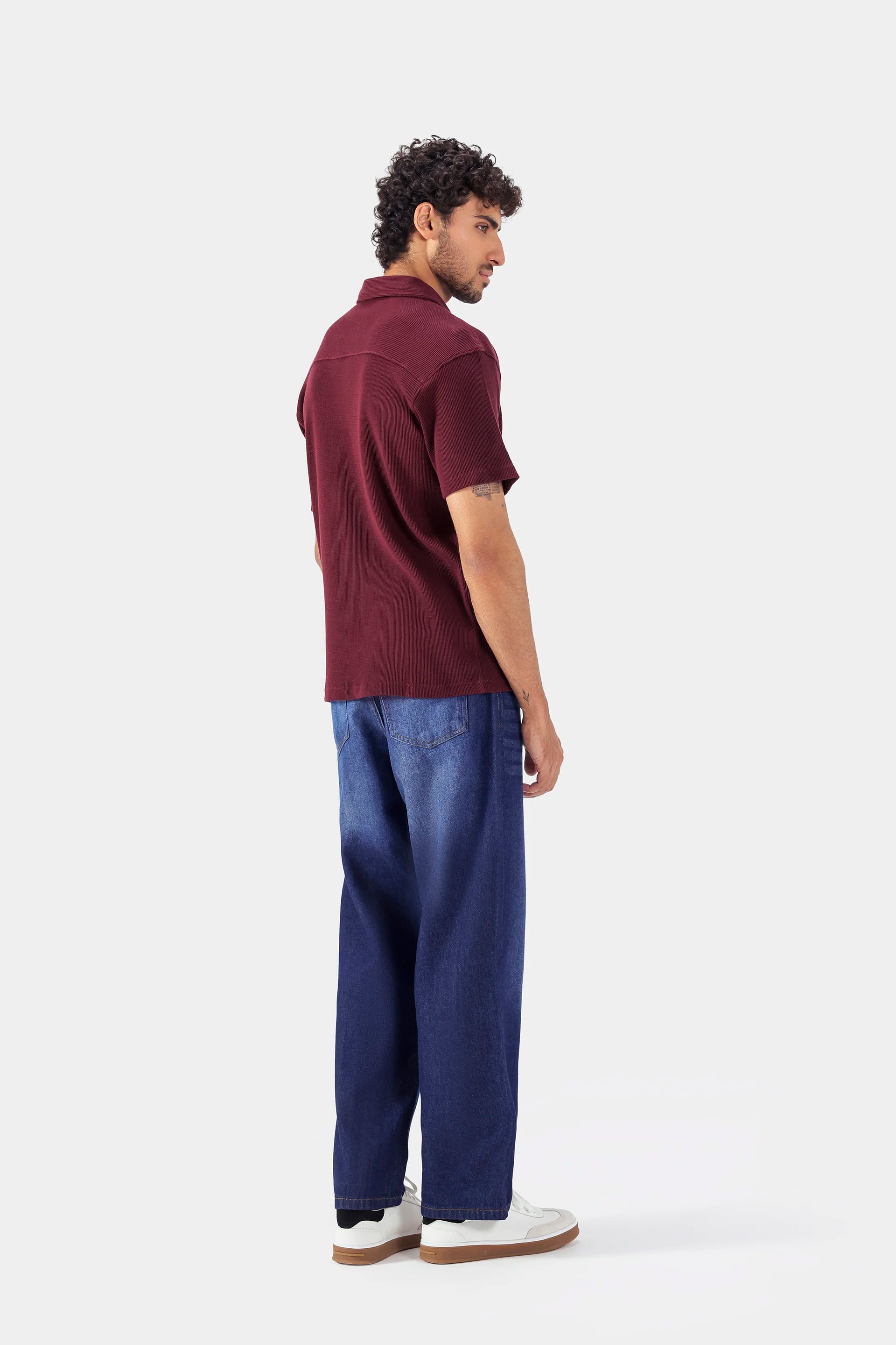 Relaxed Waffle Shirt - Cougar Clothing