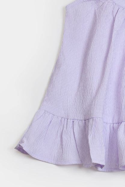Textured Dress With Flowers - Cougar Clothing