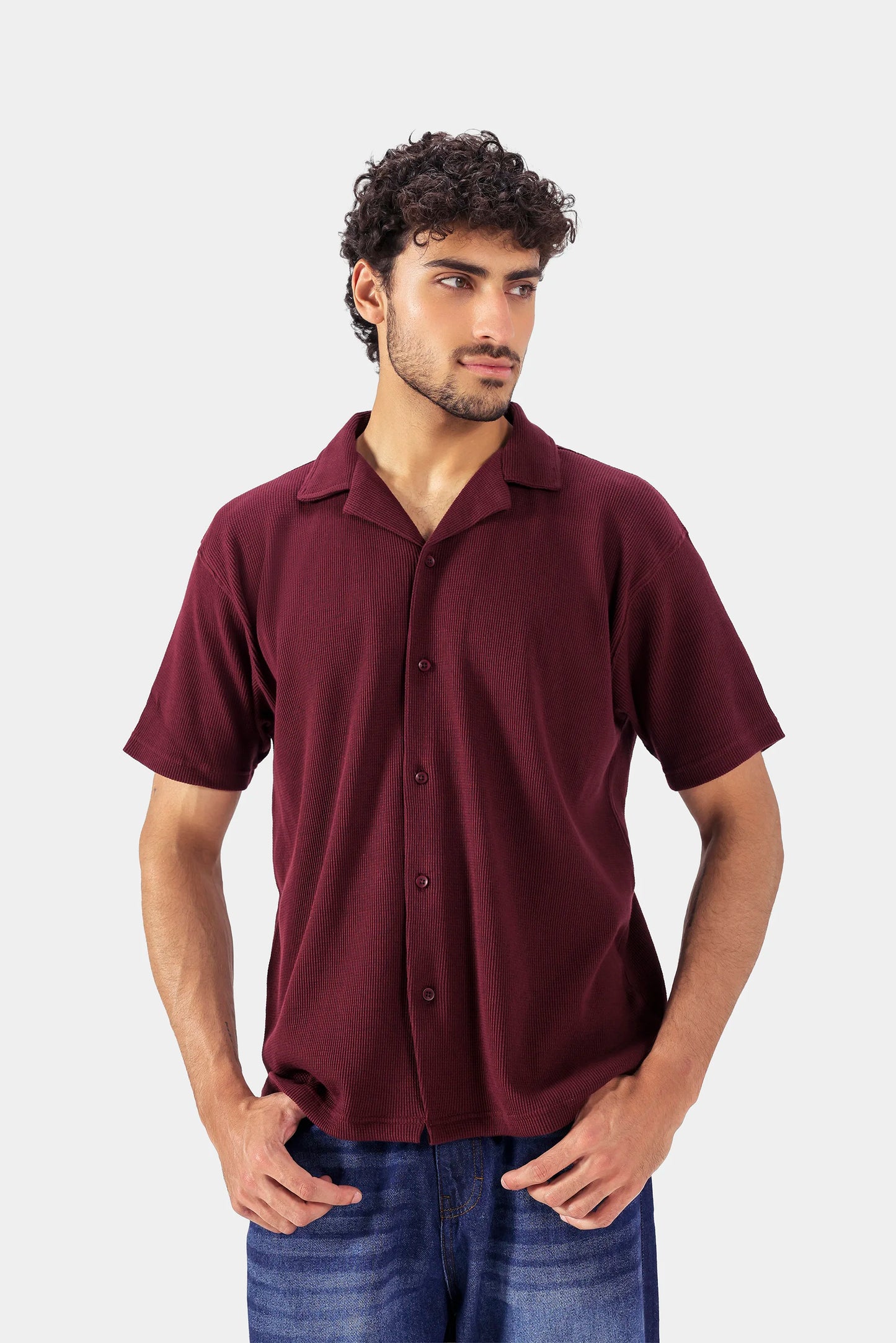 Relaxed Waffle Shirt - Cougar Clothing